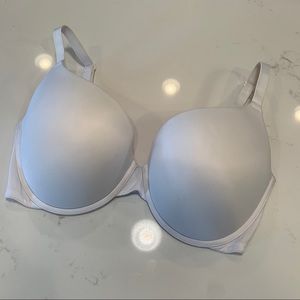 VS Pink Wear Everywhere white push-up bra
